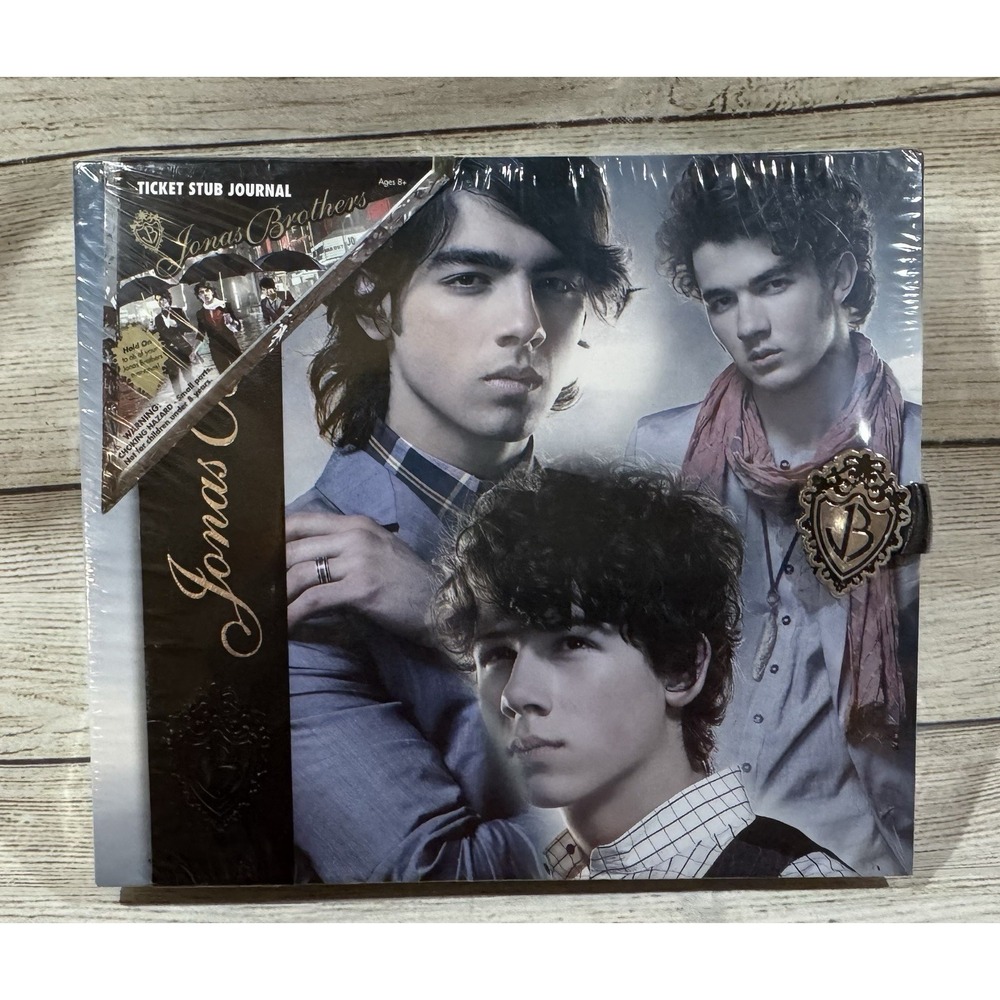 NEW Jonas Brothers Ticket Stub Journal Hardcover Book Y2K nostalgic nostalgia